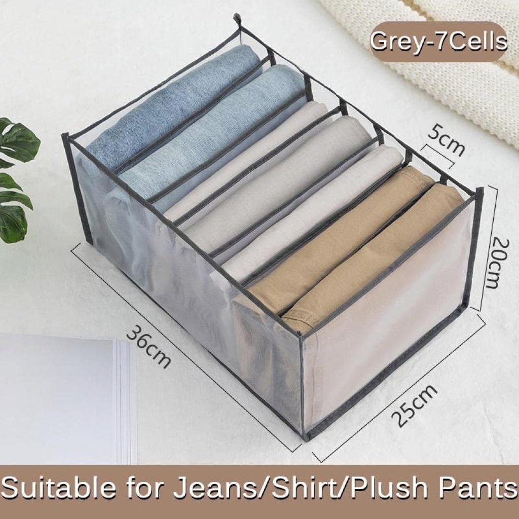 7 Grid Transparent Closet Clothes