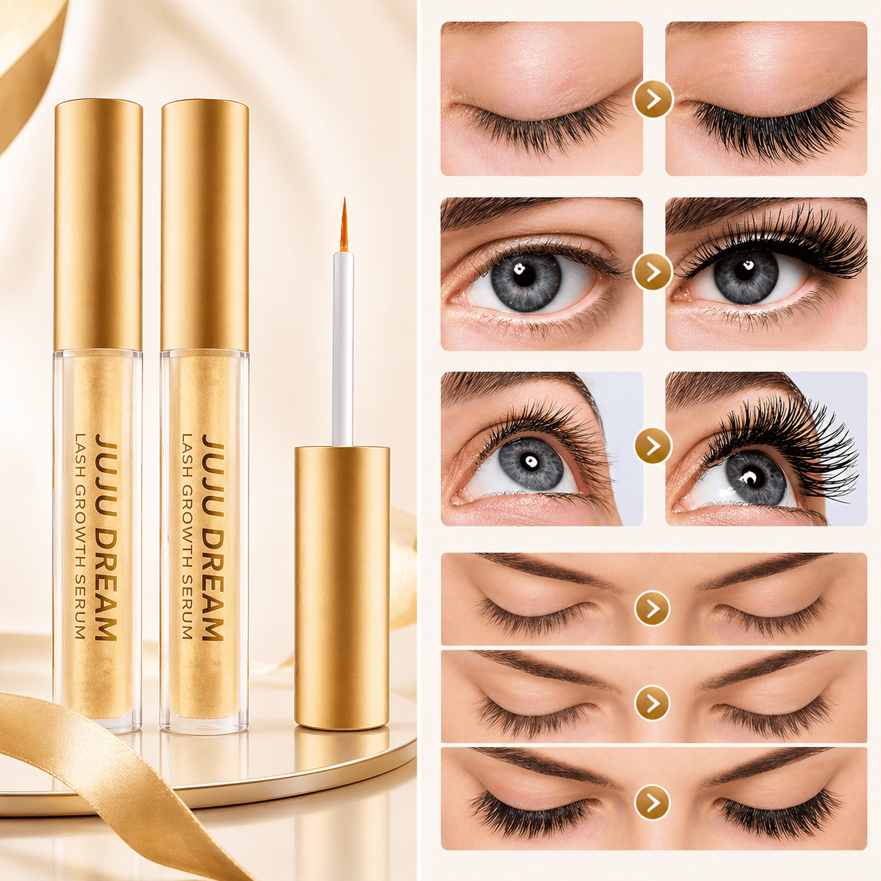 Eyelash Growth Serum - Fuller & Longer Lashes In 21 Days
