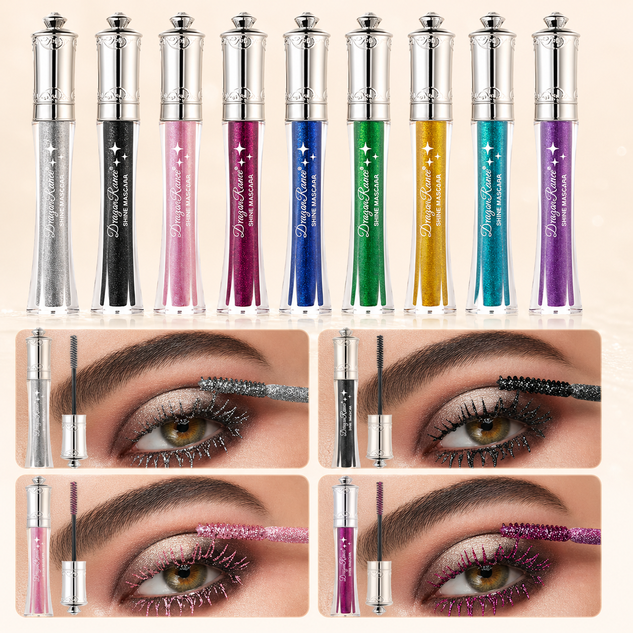 Hydrating Colorful Glitter Mascara