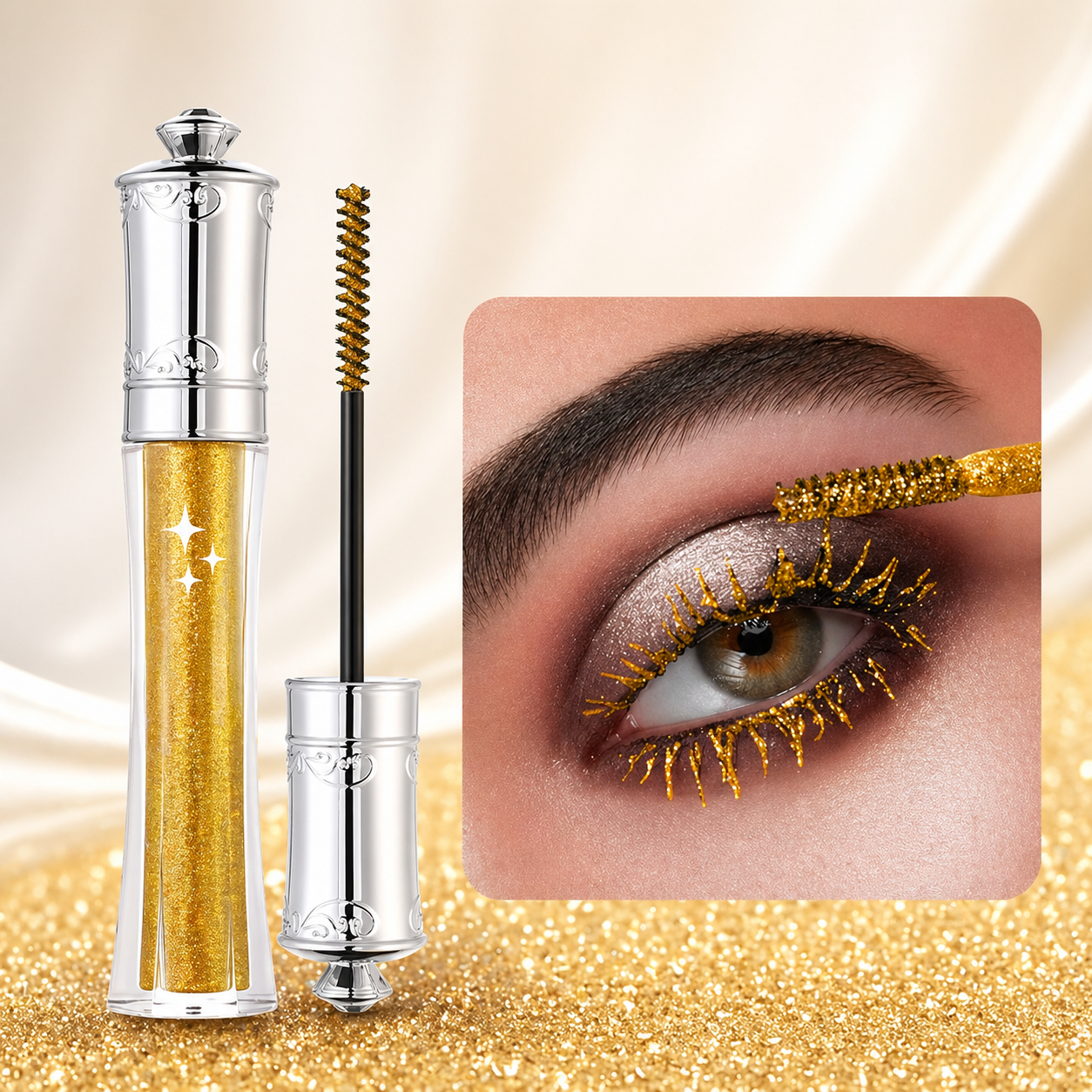 Hydrating Colorful Glitter Mascara