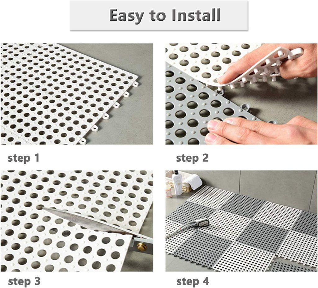 Interlocking Floor Mat For Bathroom