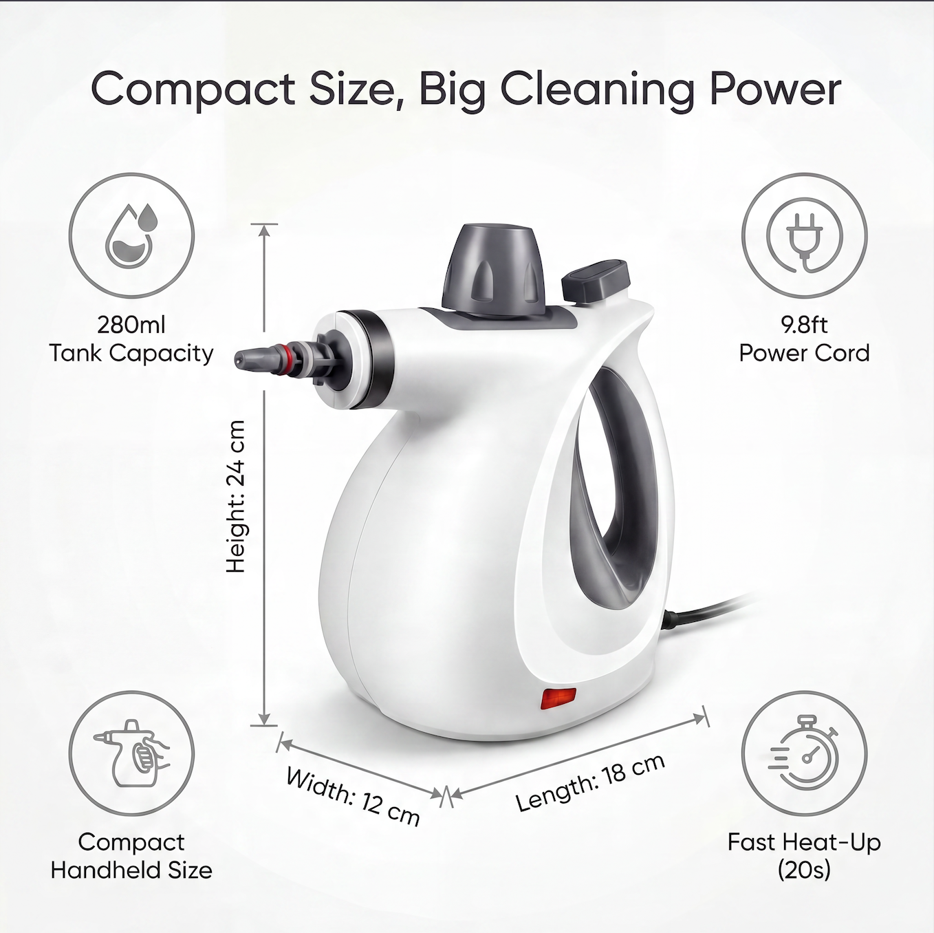 PureSteam Pro™ Steam Cleaner