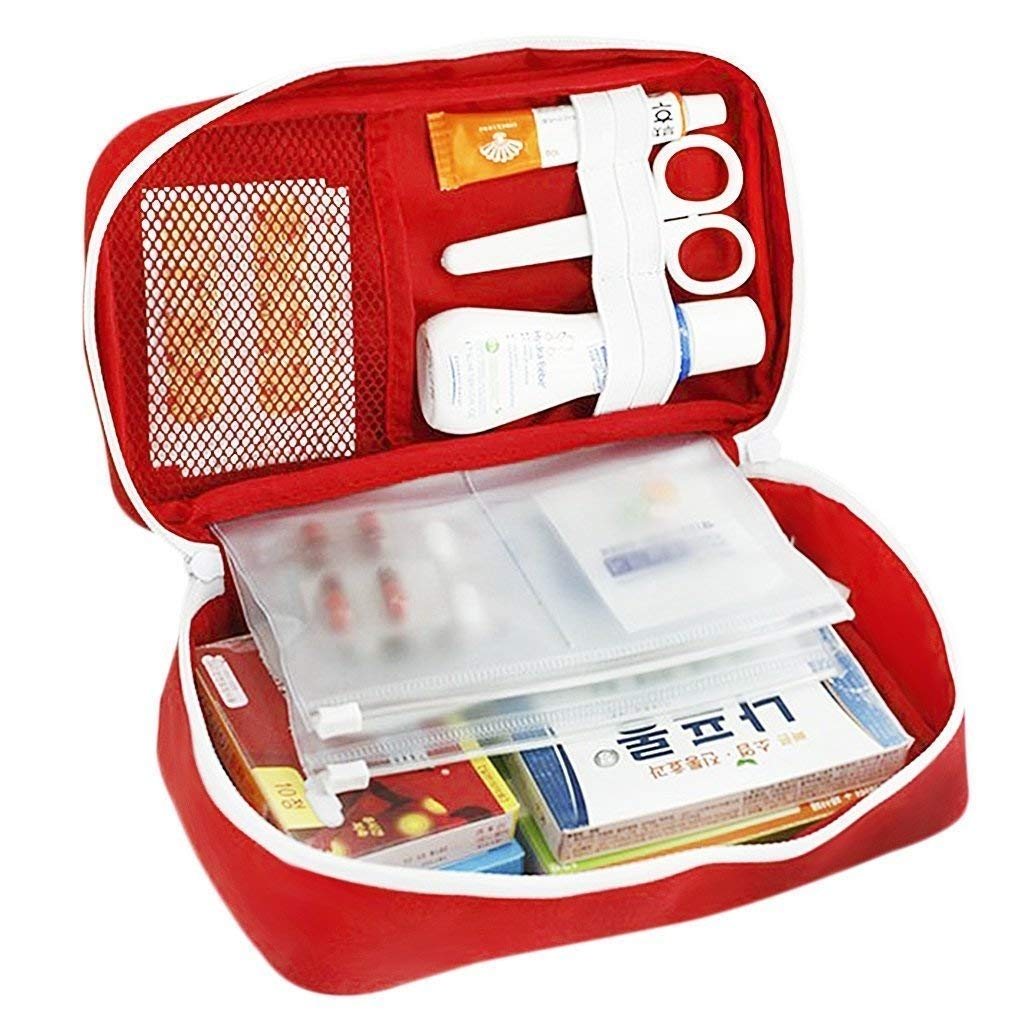 First Aid Travel Medicine Pouch