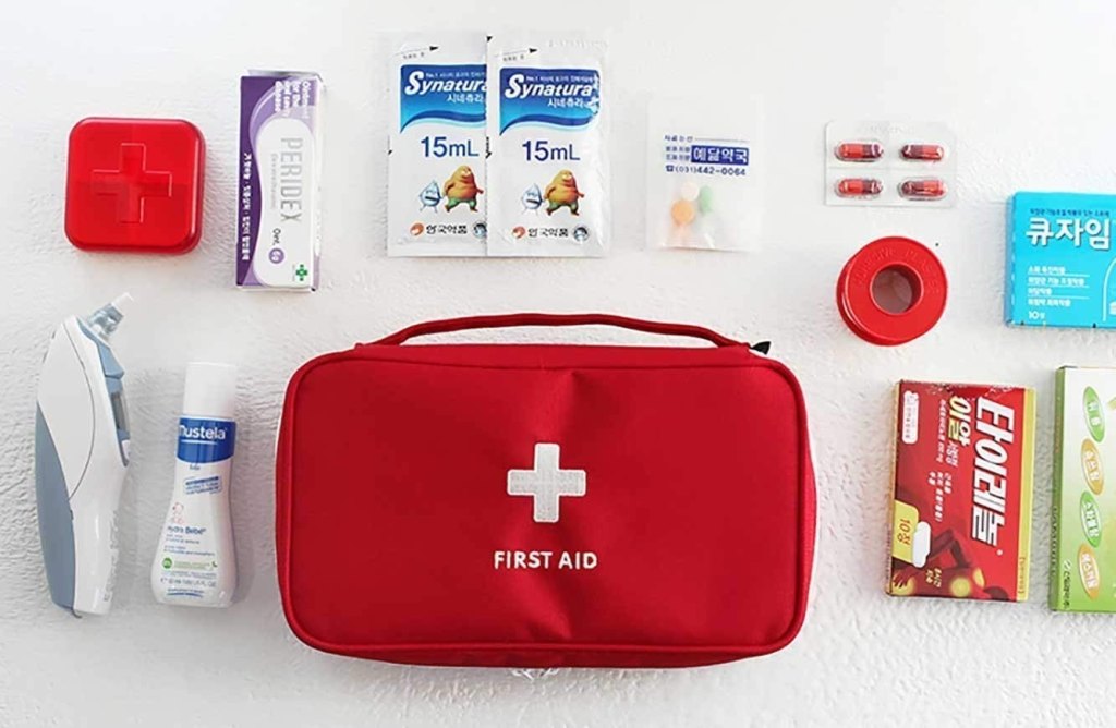 First Aid Travel Medicine Pouch